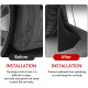 Бризковики Ywooon ‎YW-TSL-MudFlaps-M3-Highland для Tesla Model 3 чорні (4066)