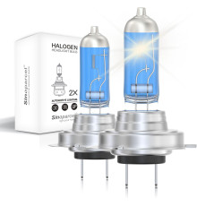 Лампа фар Sinoparcel H7, 3800K H7 477 для автомобільних фар, 12V 55W для ближнього або дальнього світла, протитуманні фари (2013)