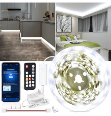 Cвітлодіодна стрічка WOBSION CL07-6000 5м з Bluetooth та пультом дистанційного керування (0053)