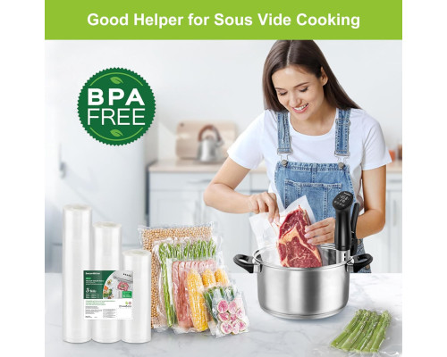 Вакуумні пакети Bonsenkitchen VB3217, 20/25/28 x 300 см (3 рулони) (5008)