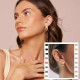 9 пар маленьких золотистих сережок-кілець JWBE-YZ-ER99-GoldHoop (5186)