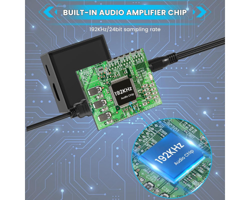 Аудіоадаптер AMANKA mo-92 HDMI ARC 192 кГц ARC (3177)