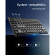 Бездротова Bluetooth-клавіатура з підсвічуванням EasyAcc K02 для Windows/Android/iOS (2034)