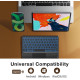 Бездротова клавіатура CACOE K08BT для iPad/Samsung/Lenovo/Windows (2167)