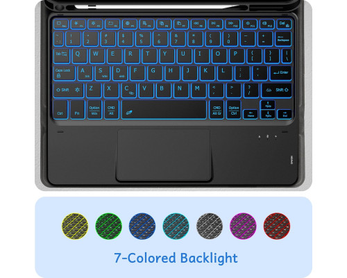 Бездротова клавіатура CACOE K08BT для iPad/Samsung/Lenovo/Windows (2167)