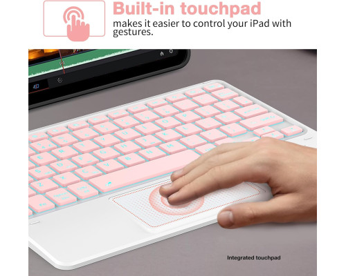 Бездротова клавіатура CACOE K08BT для iPad/Samsung/Lenovo/Windows (2166)
