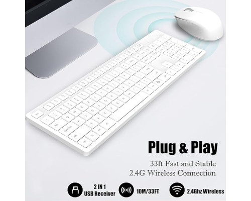 Комплект бездротової клавіатури та миші LeadsaiL K786 (4174)