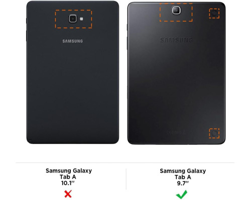 Чохол з підставкою для Samsung Galaxy Tab A 9.7 EasyAcc Ultra Slim Cover Smart (2057)