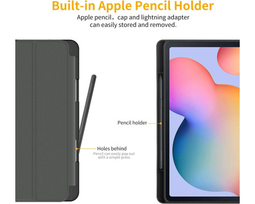 Чохол із загартованим склом EasyAcc для Samsung Galaxy Tab S6 Lite 2020 (3041)