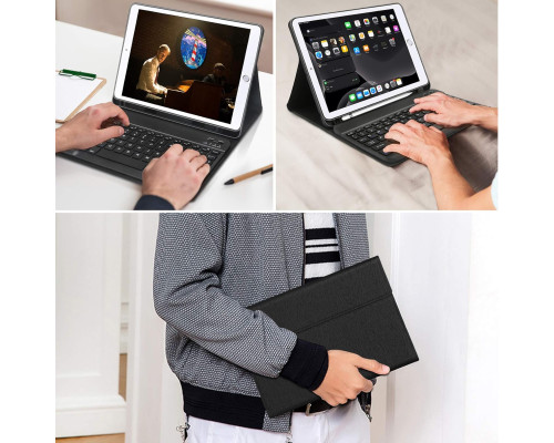 Чохол-клавіатура D DINGRICH для iPad 10.2 9-го/8-го/7-го покоління 2021/2020/2019 (3099)