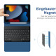 Чохол-клавіатура з захисною плівкою EasyAcc для з iPad 10.2 дюймів 9-го/8-го та 7-го поколінь (2031)