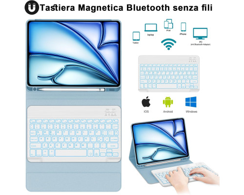 Чохол-клавіатура JADEMALL для iPad Air 11 (M3/M2 2025/2024) (3109)