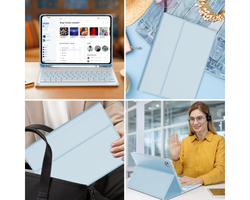 Чохол-клавіатура JADEMALL для iPad Air 11 (M3/M2 2025/2024) (3109)