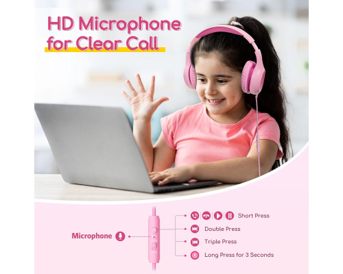 Дитячі дротові навушники з мікрофоном EarFun K1 (3129)