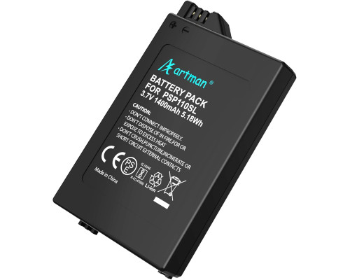 Замінний акумулятор Homesuit Artman PSP-S110 1400 мАг для PSP 2000 (5003)