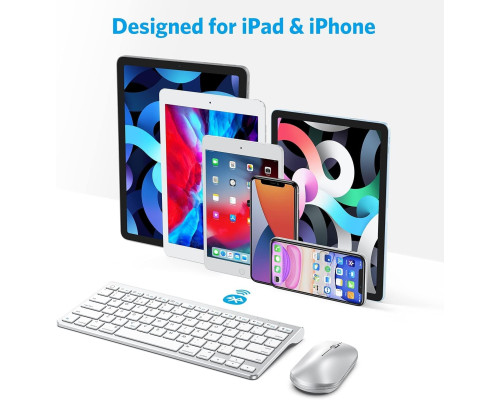Комплект Bluetooth-клавіатури та миші OMOTON для iPad (2063)