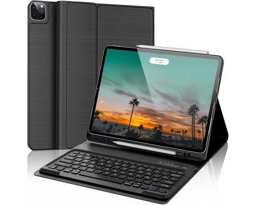 Магнітний чохол-клавіатура FOGARI з Bluetooth для iPad Pro 12.9 2022-2018 (2146)