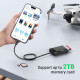 Зчитувач карт пам'яті UGREEN USB C 4-в-1, адаптер для карт пам'яті SD Micro SD MS CF Compact Flash, сумісний з iPhone 15, чорний (0015)