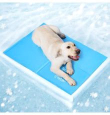 Охолоджувальний килимок для собак Mora Pets розмір 40x50 см, міцний охолоджувальний килимок для домашніх тварин, синій (2091)