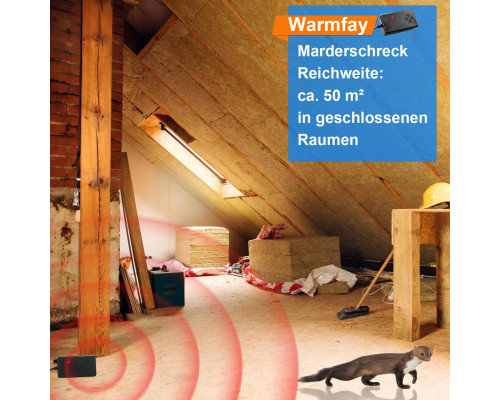  Ультразвуковий відлякувач куниць Warmfay A4208 (5076)
