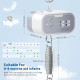 Пружинний контролер люльки Fdlscpem YLKZQ-1029 з Bluetooth та пультом ДУ, світло-сірий (my-19008)