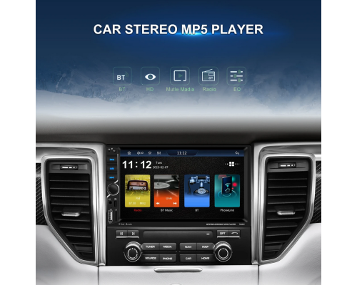 Автомагнітола з HD дисплеєм 7" на Android CML-PLAY 7035W 2DIN (my-17247)
