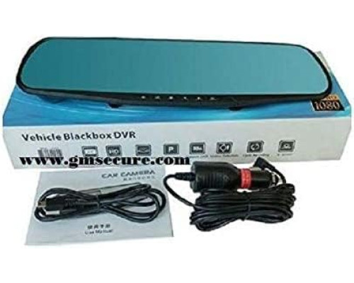Автомобільне дзеркало відеореєстратор DVR Blackbox з роздільною здатністю Full HD 1080 із двома камерами (my-017)