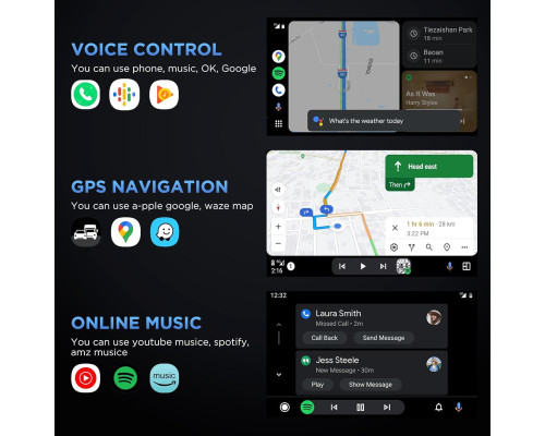 Бездротовий адаптер Android Auto для автомобіля 2017+ MSXTTLY U2A-L9 (my-17123)
