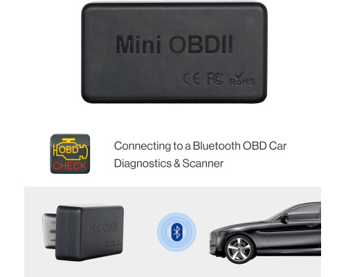 Автомобільний Bluetooth діагностичний сканер OBDII/OBD2 ATOTO AC-4450 тільки для автомобільних стереосистем Android серій A6 та S8 - сумісний із програмою Torque (my-12112)