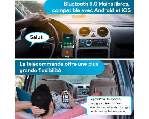 Автомобільна магнітола Chismos N2215 Bluetooth 5.0 з пультом дистанційного керування (my-17223)