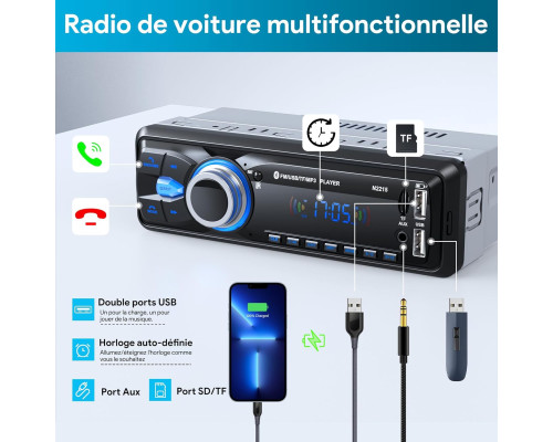 Автомобільна магнітола Chismos N2215 Bluetooth 5.0 з пультом дистанційного керування (my-17223)