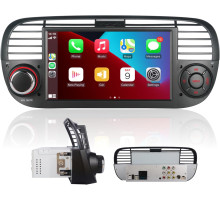Автомобільна магнітола 7-дюймів YZKONG H-7027 для Fiat 500 2007-2015 Carplay/Android Car (my-17049)