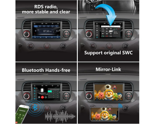Автомобільна магнітола 7-дюймів YZKONG H-7027 для Fiat 500 2007-2015 Carplay/Android Car (my-17049)
