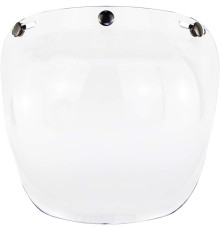 Відкритий мотоциклетний шолом, козирок Bubble, розмір 20*22,5 см, прозорий (my-15288)