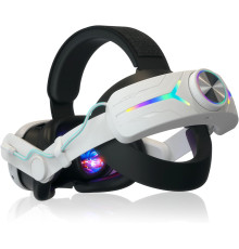 Ремінь Eyglo RGB для голови з акумулятором 8000 мАг Meta Quest 3, швидка зарядка (my-3069)