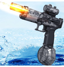 Електричний водяний пістолет бластер зі світлом чорний AUKTWE SQ-1 (my-18033)
