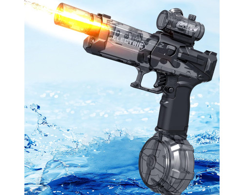 Електричний водяний пістолет бластер зі світлом чорний AUKTWE SQ-1 (my-18033)