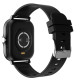 Смарт годинник GLOBEX фітнес браслет з силіконовим ремінцем, Bluetooth, чорний (my-9072)