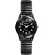 Годинник JewelryWe Watch для чоловіків і жінок, ультратонкі, легко читаються, з еластичним ремінцем, чорні (my-15231)
