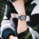 Еластичний плетений ремінець з магнітною застібкою HITZEE сумісний з Apple Watch (38/40/41/42 мм, Space Grey) (my-15285)