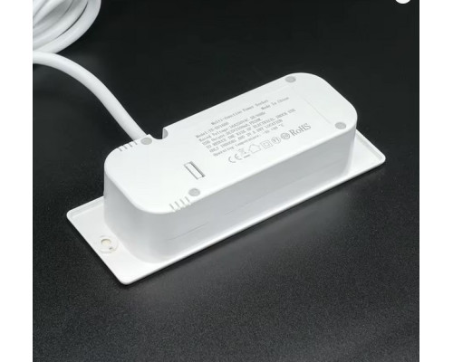 Подовжувач європейського стандарту USB-A що підключається до стильної розетки 2 порти і USB 4000 Вт 10/16 А (my-17198)