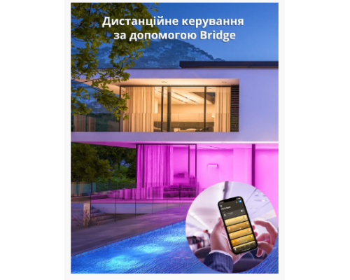 Світлодіодна лампочка Philips Hue White GU10 400лм 57Вт ZigBee 5.2W, Bluetooth, Apple HomeKit (my-4288)