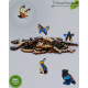 Дерев'яний пазл зі шматочками у формі тварин Siwilo Puzzler U2-daxiang-0 (my-4108)
