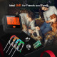 Bluetooth-термометр для м'яса 4 бездротових зонда INKBIRD IDT-34c-B чорний (my-15002)