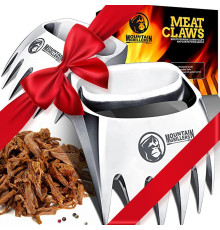 Подрібнювач м'яса Meat Claws MOUNTAIN GRILLERS C-01, 2 пазурі для барбекю, коптильні, гриля, цільний метал (my-14042)