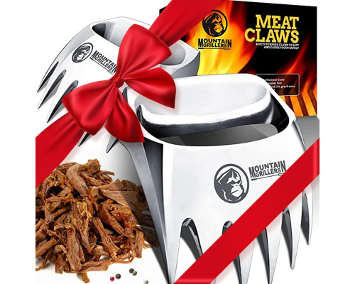 Подрібнювач м'яса Meat Claws MOUNTAIN GRILLERS C-01, 2 пазурі для барбекю, коптильні, гриля, цільний метал (my-14042)