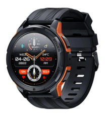 Захищений розумний (смарт) годинник Oukitel BT10 1.43", AMOLED, IP68, 410 mAh, orange (my-3006)