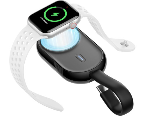 Портативний зарядний пристрій Apple Watch, 1200 мАч Charmast CMW чорний (my-9093)