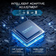 Зарядний пристрій POWEROWL ZN825E на 8 батарей типу AA AAA заряджання через USB (без адаптера) (my-15038)