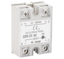 Модуль твердотільного реле Jadeshay SSR25 Aa 25a Вхід 80250 В змінного струму Вихід 24480 В змінного струму (my-17008)